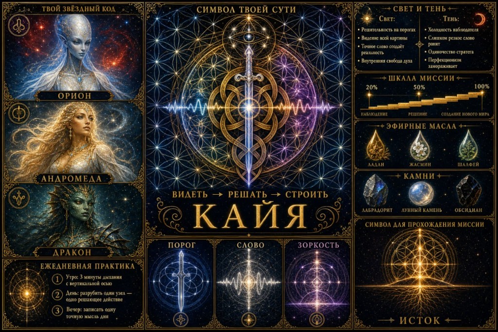 Анализ миссии звёздной души — пример итогового разбора Kaya Kaen